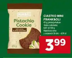 Stokrotka Ciastko mini Frank&Oli Pistachio Cookie with cocoa cream oferta