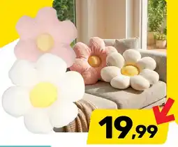 Bricomarche Poduszka dekoracyjna w kształcie kwiatu oferta
