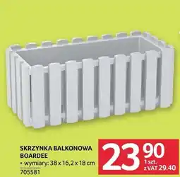 Selgros Skrzynka balkonowa Boardee wymiary 38 x 16,2 x 18 cm oferta