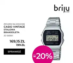 Briju Zegarek Casio Vintage stalowa bransoleta oferta