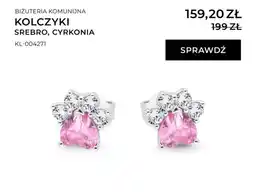 Briju Kolczyki srebro, cyrkonia oferta