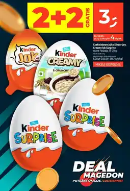 Dealz Jajko czekoladowe Kinder oferta
