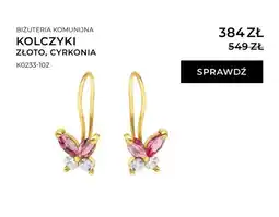 Briju Kolczyki złoto, cyrkonia oferta