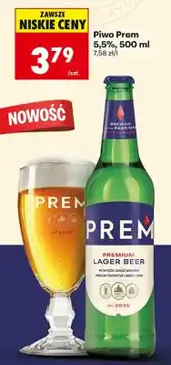 Biedronka Piwo Prem Premium Lager Beer 5,5% oferta