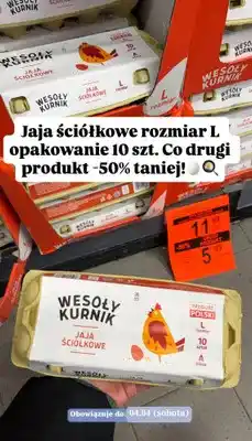 ALDI Jaja ściółkowe rozmiar L oferta