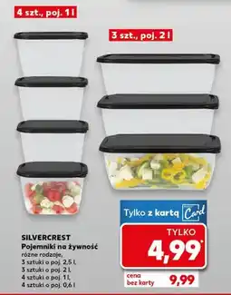 Kaufland Pojemniki na żywność różne rodzaje 3 sztuki oferta