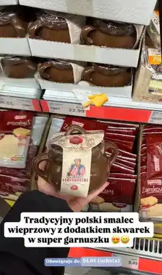 ALDI Smalec wieprzowy z dodatkiem skwarek oferta