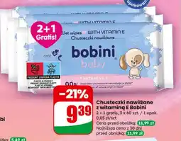 Dino Chusteczki nawilżane Bobini oferta