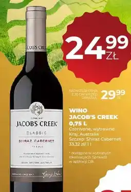 Duży Ben Wino Jacob's Creek Classic Shiraz Cabernet oferta