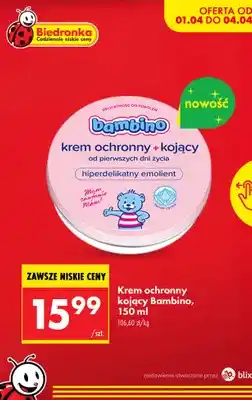 Biedronka Krem ochronny kojący oferta