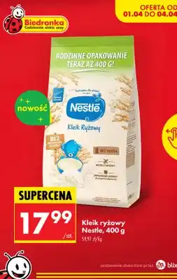 Biedronka Kleik ryżowy oferta