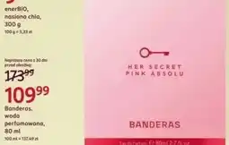 Rossmann Banderas, woda perfumowana oferta