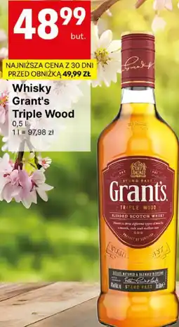 Delikatesy Centrum Whisky Grant's Triple Wood oferta