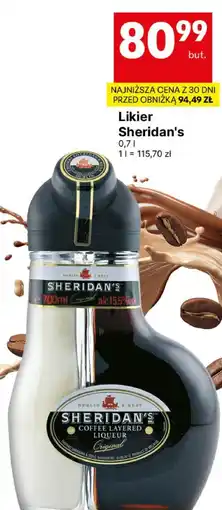 Delikatesy Centrum Likier Sheridan's oferta