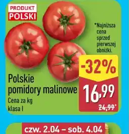 ALDI Polskie pomidory malinowe oferta