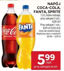Stokrotka Market Napój Coca-Cola, Fanta, Sprite oferta