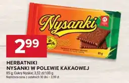 Stokrotka Market Herbatniki Nysanki w polewie kakaowej oferta