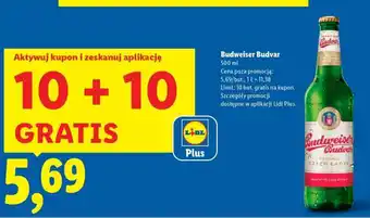 Lidl Budweiser Budvar oferta