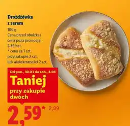 Lidl Drożdżówka z serem oferta