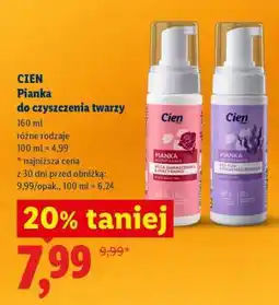 Lidl CIEN Pianka do czyszczenia twarzy oferta