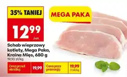 Biedronka Schab wieprzowy kotlety, Mega Paka, Kraina Mięs, 680 g oferta