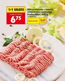 Biedronka Mięso mielone z łopatki wieprzowej i wołowiny Kraina Mięs 400 g oferta