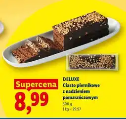 Lidl DELUXE Ciasto piernikowe z nadzieniem pomarańczowym oferta