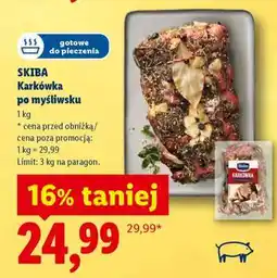 Lidl Skiba Karkówka po myśliwsku oferta