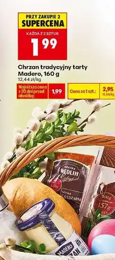 Biedronka Chrzan tradycyjny tarty Madero, 160 g oferta