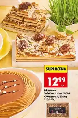 Biedronka Mazurek Wielkanocny GOM Owczarek, 330 g oferta