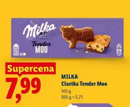 Lidl MILKA Ciastka Tender Moo oferta