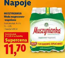 Lidl MUSZYNIANKA Woda magnezowo-wapniowa oferta