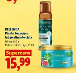 Lidl BIELENDA Pianka brązująca lub peeling do ciała oferta