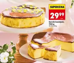 Biedronka Sernik baskijski, 700 g oferta