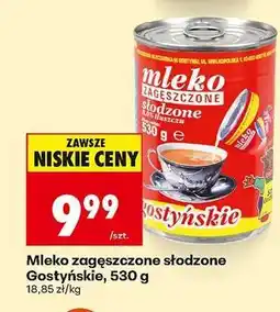 Biedronka Mleko zagęszczone słodzone Gostyńskie , 530 g oferta