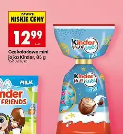 Biedronka Czekoladowe mini jajka Kinder, 85 g oferta