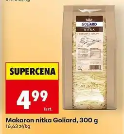 Biedronka Makaron nitka Goliard, 300 g oferta