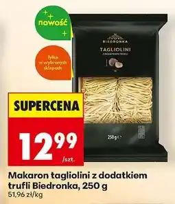 Biedronka Makaron tagliolini z dodatkiem trufli Biedronka, 250 g oferta