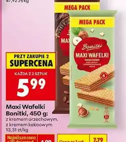 Biedronka Maxi Wafelki Bonitki oferta