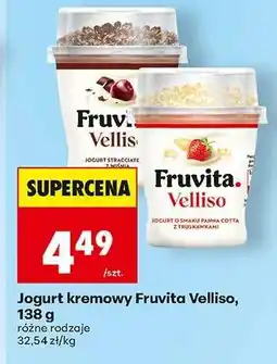 Biedronka Jogurt kremowy Fruvita Velliso, 138 g oferta