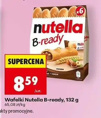 Biedronka Wafelki Nutella B-ready, 132 g oferta