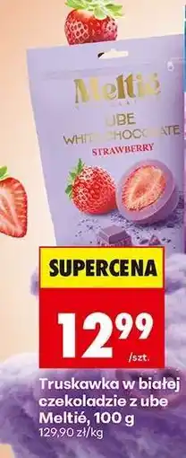 Biedronka Truskawka w białej czekoladzie z ube Meltié, 100 g oferta