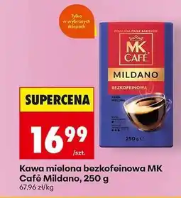Biedronka Kawa mielona bezkofeinowa MK Café Mildano, 250 g oferta