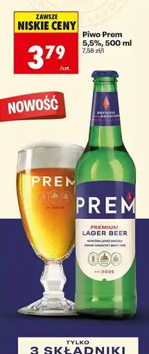 Biedronka Piwo Prem oferta