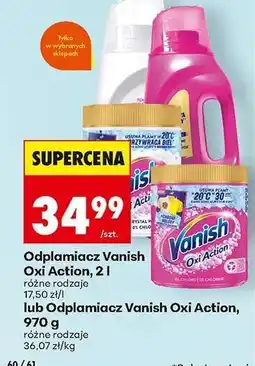 Biedronka Odplamiacz Vanish Oxi Action, 2 l oferta