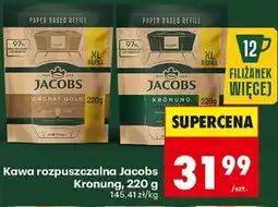 Biedronka Kawa rozpuszczalna Jacobs Kronung, 220 g oferta
