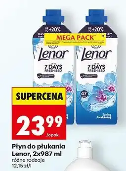 Biedronka Płyn do płukania Lenor, 2x987 ml oferta
