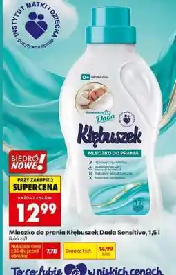 Biedronka Mleczko do prania Kłębuszek Dada Sensitive, 1,5 l oferta