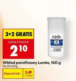 Biedronka Wkład parafinowy Lumia , 150 g oferta