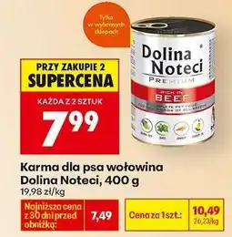 Biedronka Karma dla psa wołowina Dolina Noteci, 400 g oferta